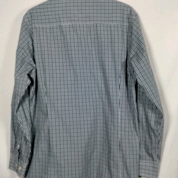 WVU Mountaineers Shirt Men L Button Down Blue Gingham West Virginia University - Picture 4 of 15